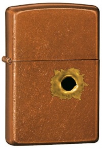 Zippo Bullet Hole Pocket Lighter