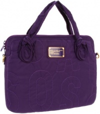 Marc By Marc Jacobs Pretty Nylon 13 Computer Commuter Laptop Shoulder Bag Tote - Bright Grape Marc By Marc Jacobs Pretty Nylon 13 Computer Commuter Laptop Shoulder Bag Tote - Bright Grape