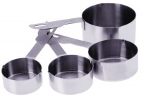 Progressive International Heavy Duty 4 Piece Stainless Steel Measuring Cup Progressive International Heavy Duty 4 Piece Stainless Steel Measuring Cup