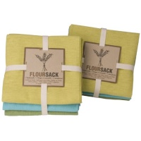 Now Designs Floursack Towels Set of 6, Turquoise Now Designs Floursack Towels Set of 6, Turquoise