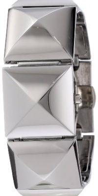 Vince Camuto Women's VC/5027SVSV Silver-Tone Covered Dial Pyramid Bracelet Watch Vince Camuto Women's VC/5027SVSV Silver-Tone Covered Dial Pyramid Bracelet Watch