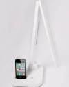 Softech-LED Multi-Function/iPod & iPhone Desk Lamp - WHITE