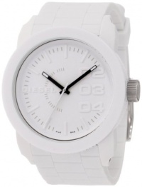 Diesel Men's DZ1436 White Silicone Quartz Watch with White Dial Diesel Men's DZ1436 White Silicone Quartz Watch with White Dial