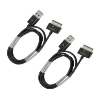 KHOMO Pack of 2pcs Super Long 6ft (SIX Feet!) USB Data Charging Cable for Asus Eee Pad Transformer Prime TF101 TF201 TF700 (High Quality Rubberized Cable, not cheap Plastic) KHOMO Pack of 2pcs Super Long 6ft (SIX Feet!) USB Data Charging Cable for Asus Eee Pad Transformer Prime TF101 TF201 TF700 (High Quality Rubberized Cable, not cheap Plastic)