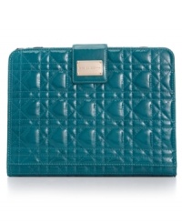 Give your gadget a glam-over with this shiny, quilted iPad case from Big Buddha, featuring a perfectly padded interior. Ideally sized to slip inside your purse, but looks equally chic outside your it-bag.
