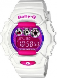Casio Baby G Tough White Metallic Pink Dial Ladies Watch BG1006SA-7A Casio Baby G Tough White Metallic Pink Dial Ladies Watch BG1006SA-7A