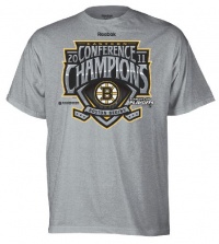 NHL Boston Bruins Stanley Cup 2011 Conference Championship Excel Tee Shirt Men's NHL Boston Bruins Stanley Cup 2011 Conference Championship Excel Tee Shirt Men's