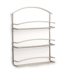 Spectrum 45478 Euro Wall Mount Spice Rack, Satin Nickel Spectrum 45478 Euro Wall Mount Spice Rack, Satin Nickel
