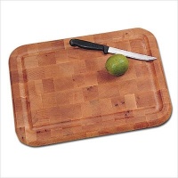 Catskill Craftsmen Reversible End Grain Block Cutting Board with Groove Catskill Craftsmen Reversible End Grain Block Cutting Board with Groove