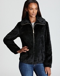 Embrace the faux fur trend with this Ellen Tracy jacket, the perfect dose of decadence for days and nights and a rich addition to your new-season wardrobe. Embrace the faux fur trend with this Ellen Tracy jacket, the perfect dose of decadence for days and nights and a rich addition to your new-season wardrobe.