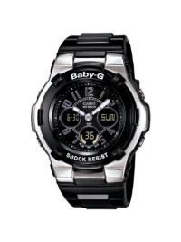 Casio Women's BGA110-1B2 Baby-G Shock Resistant Black Multi-Function Sport Watch Casio Women's BGA110-1B2 Baby-G Shock Resistant Black Multi-Function Sport Watch