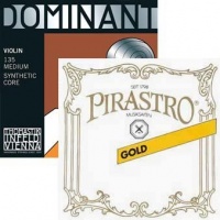 JSI Special 4/4 Violin String Set: Gold Label Ball-End E & Dominant A, D, and G Strings - Medium Gauge JSI Special 4/4 Violin String Set: Gold Label Ball-End E & Dominant A, D, and G Strings - Medium Gauge