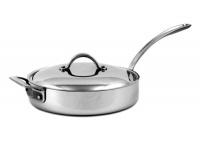 CIA Masters Collection 7-Ply Copper Clad Stainless Steel 3 Quart Saute with Cover CIA Masters Collection 7-Ply Copper Clad Stainless Steel 3 Quart Saute with Cover
