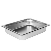 Excellante Half Size 2-1/2-Inch Deep 24 Gauge Anti Jam Pans Excellante Half Size 2-1/2-Inch Deep 24 Gauge Anti Jam Pans