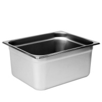 Excellante Half Size 6-Inch Deep 24 Gauge Anti Jam Pans Excellante Half Size 6-Inch Deep 24 Gauge Anti Jam Pans