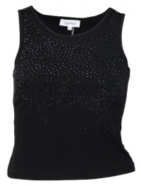 Calvin Klein Women's Embellished Sleeveless Top Calvin Klein Women's Embellished Sleeveless Top