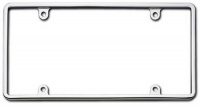 Cruiser Accessories 21330 Slim Rim, Chrome License Plate Frame Cruiser Accessories 21330 Slim Rim, Chrome License Plate Frame