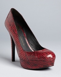 Add excitement to basics with these fiercely bold House of Harlow 1960 pumps-you'll snake things up. Add excitement to basics with these fiercely bold House of Harlow 1960 pumps-you'll snake things up.
