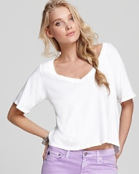 C&C California Tee - Cropped V Neck