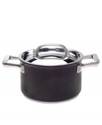 Savor sauce just the right way - fresh, delicious and made by you! Hard-anodized aluminum construction provides exceptional strength, while the aluminum core facilitates fast, even heating with no hot spots to burn food. A unique stainless steel base and superior nonstick coating make this cookware dishwasher safe. Limited lifetime warranty. (Clearance) Savor sauce just the right way - fresh, delicious and made by you! Hard-anodized aluminum construction provides exceptional strength, while the aluminum core facilitates fast, even heating with no hot spots to burn food. A unique stainless steel base and superior nonstick coating make this cookware dishwasher safe. Limited lifetime warranty. (Clearance)