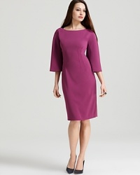 Shift from day to night in T Tahari's sophisticated Rochelle dress, a classic style with timeless appeal. A bright berry hue lends an of-the-moment look. Shift from day to night in T Tahari's sophisticated Rochelle dress, a classic style with timeless appeal. A bright berry hue lends an of-the-moment look.
