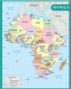 Teacher Created Resources Africa Map Chart, Multi Color (7650)