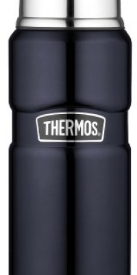 Thermos Stainless King 16-Ounce Compact Bottle, Midnight Blue Thermos Stainless King 16-Ounce Compact Bottle, Midnight Blue