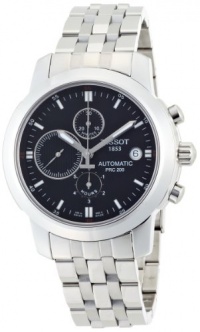 Tissot Men's T0144271105100 T-Sport PRC 200 Stainless Steel Black Dial Watch Tissot Men's T0144271105100 T-Sport PRC 200 Stainless Steel Black Dial Watch