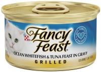 Fancy Feast Gourmet Cat Food, Grilled Ocean Whitefish & Tuna Feast in Gravy, 3-Ounce Cans (Pack of 24) Fancy Feast Gourmet Cat Food, Grilled Ocean Whitefish & Tuna Feast in Gravy, 3-Ounce Cans (Pack of 24)
