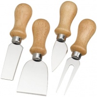 Prodyne K-4-W Cheese Knives with Polished Wood Handles , Set of 4 Prodyne K-4-W Cheese Knives with Polished Wood Handles , Set of 4