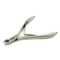 Professional Cuticle Nipper ( Satin Etched Zebra ) - 1/2 Jaw Professional Cuticle Nipper ( Satin Etched Zebra ) - 1/2 Jaw