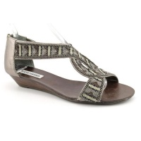 Steve Madden Kaboo Open Toe Wedge Sandals Shoes Gray Womens New/Display Steve Madden Kaboo Open Toe Wedge Sandals Shoes Gray Womens New/Display