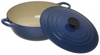 Le Creuset Enameled Cast-Iron 4-1/4-Quart Soup Pot with Cover, Cobalt Blue Le Creuset Enameled Cast-Iron 4-1/4-Quart Soup Pot with Cover, Cobalt Blue