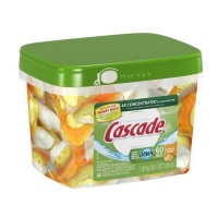 Cascade ActionPacs Dishwasher Detergent, Citrus Scent, 60-Count Pacs Cascade ActionPacs Dishwasher Detergent, Citrus Scent, 60-Count Pacs
