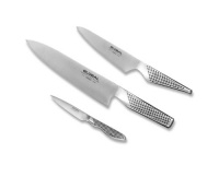 Global G-2338 - 3 Piece Starter Knife Set with Chef's, Utility and Paring Knife Global G-2338 - 3 Piece Starter Knife Set with Chef's, Utility and Paring Knife