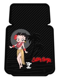 Betty Boop Aloha Style Universal-Fit Molded Front Floor Mats - Set of 2 Betty Boop Aloha Style Universal-Fit Molded Front Floor Mats - Set of 2