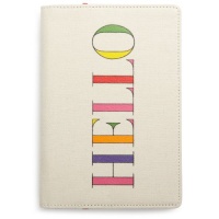 kate spade new york Canvas Kindle Cover (Fits Kindle Keyboard), hello