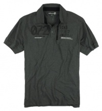 Marc Ecko Mens Rugby Polo Shirt - Charcl Gry - Marc Ecko Mens Rugby Polo Shirt - Charcl Gry -
