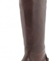 FRYE Women's Melissa Back Zip Knee-High Boot,Dark Brown Soft Vintage Leather,9.5 M US