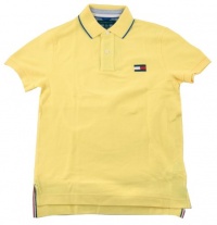 Tommy Hilfiger Men's Big Flag Polo Shirt (Medium, Provence Yellow) Tommy Hilfiger Men's Big Flag Polo Shirt (Medium, Provence Yellow)