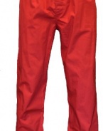 Polo Ralph Lauren Men's Big Pony Woven Lounge Pajama Pants Red