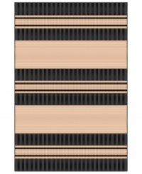 Stripecast: with wide, colorblocked bands and rich texture, Liorra Manne's Tropez Stripe rug has the ability to pull a room together in chic, relaxed style. UV-stabilized, mold and mildew-resistant, the versatile rug in black and oatmeal hues is equally pretty indoors or out. Stripecast: with wide, colorblocked bands and rich texture, Liorra Manne's Tropez Stripe rug has the ability to pull a room together in chic, relaxed style. UV-stabilized, mold and mildew-resistant, the versatile rug in black and oatmeal hues is equally pretty indoors or out.