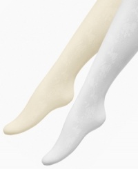 Delicate lace print on these Ralph Lauren tights adds subtle sophistication to any outfit. Delicate lace print on these Ralph Lauren tights adds subtle sophistication to any outfit.