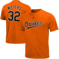 MLB Majestic Matt Wieters Baltimore Orioles Youth Player T-Shirt - Orange MLB Majestic Matt Wieters Baltimore Orioles Youth Player T-Shirt - Orange