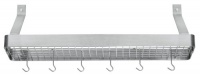 Cuisinart CRBS-36B Chef's Classic 36-Inch Rectangular Wall-Mount Bookshelf Rack, Brushed Stainless Cuisinart CRBS-36B Chef's Classic 36-Inch Rectangular Wall-Mount Bookshelf Rack, Brushed Stainless