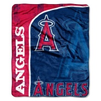 MLB Los Angeles Angels Micro Plush Raschel Throw Blanket, Jersey Design MLB Los Angeles Angels Micro Plush Raschel Throw Blanket, Jersey Design