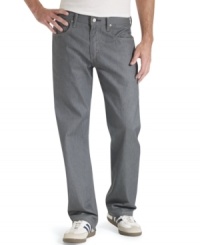 Give yourself a little more room to move with these relaxed-fit jeans from Levi's. Give yourself a little more room to move with these relaxed-fit jeans from Levi's.