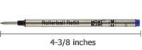 Montblanc MNB15158 - Rollerball Pen Refill, Medium Point, 2/PK, Black Ink Montblanc MNB15158 - Rollerball Pen Refill, Medium Point, 2/PK, Black Ink