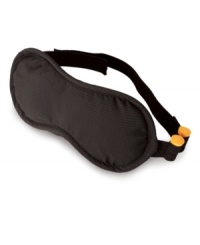 Pack in some time to rest. Take a break from seeing the world & use this travel eye mask with earplugs to catch some shuteye whether you're on a crowded flight, busy bus or train out of town. Made from a soft, plush material for the ultimate in comfort, this travel essential blocks out ambient light and has earplugs that mold to the shape of your ear for decreased noise penetration. Pack in some time to rest. Take a break from seeing the world & use this travel eye mask with earplugs to catch some shuteye whether you're on a crowded flight, busy bus or train out of town. Made from a soft, plush material for the ultimate in comfort, this travel essential blocks out ambient light and has earplugs that mold to the shape of your ear for decreased noise penetration.