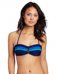 La Blanca Women's Mahalo Cup Bandeau, Midnight, 8 La Blanca Women's Mahalo Cup Bandeau, Midnight, 8